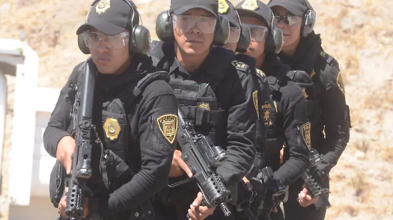 Adiestramiento en armas para policías CDMX